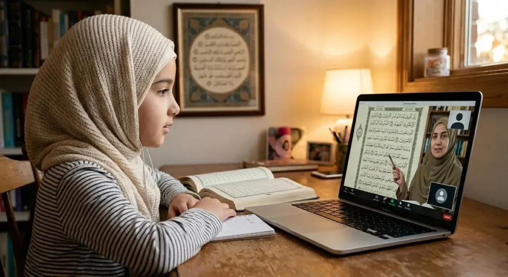 Kids Quran Classes 1 Child Actually Pay Attention on a Screen