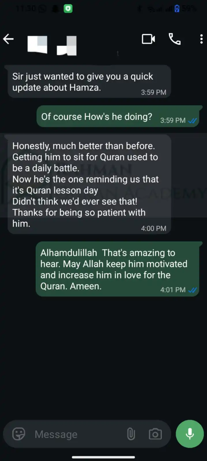 Results & Reviews 7 Parents Whatsapp Reviews ScreenShot 2