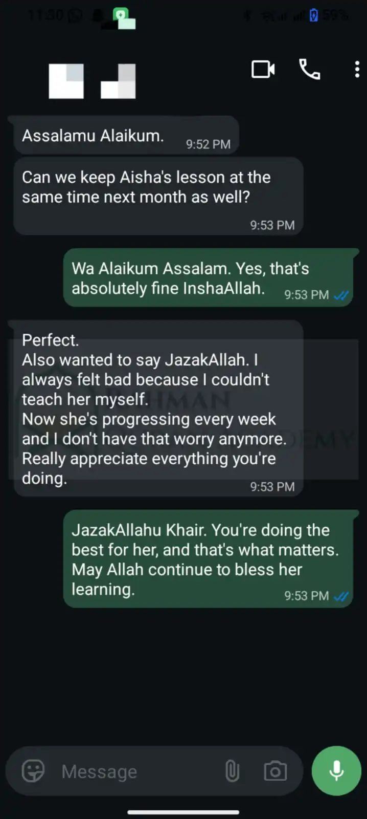 Results & Reviews 8 Parents Whatsapp Reviews ScreenShot 3