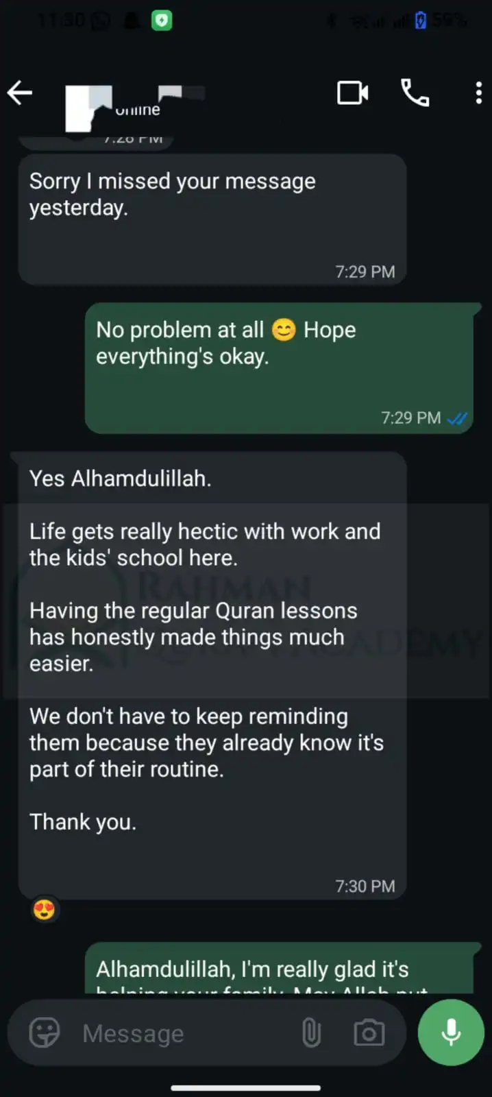 Results & Reviews 9 Parents Whatsapp Reviews ScreenShot 4