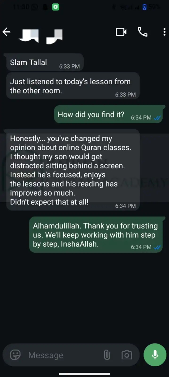 Results & Reviews 11 Parents Whatsapp Reviews ScreenShot 6