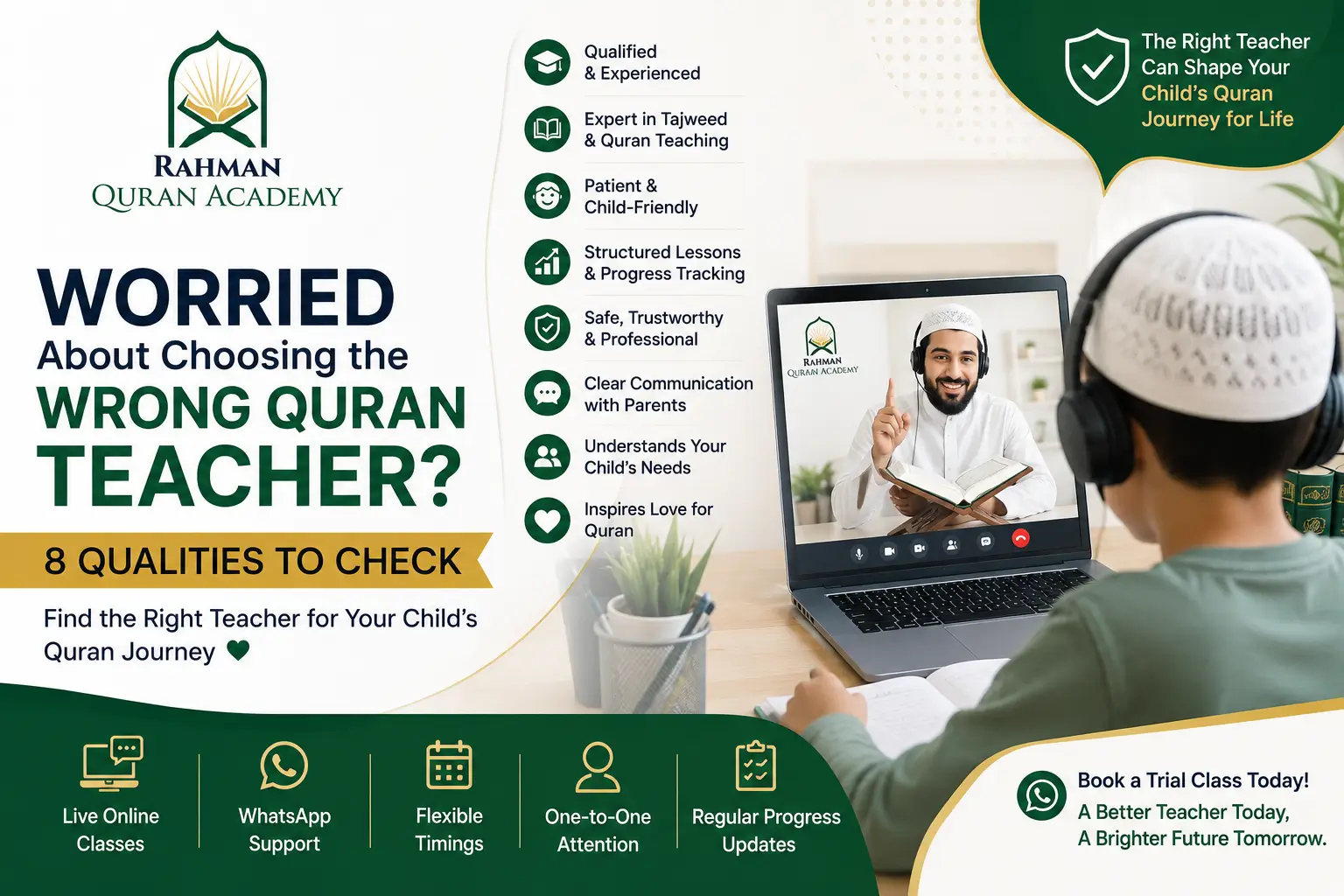 Qualities of a good online Quran teacher for children